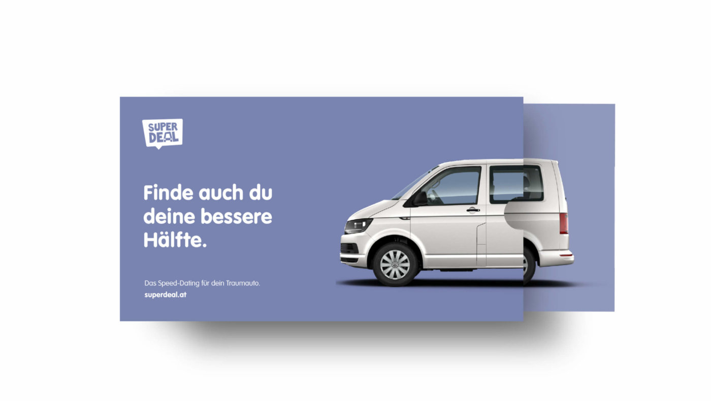 Finde auch du deine bessere Hälfte. Mailing für superdeal.at