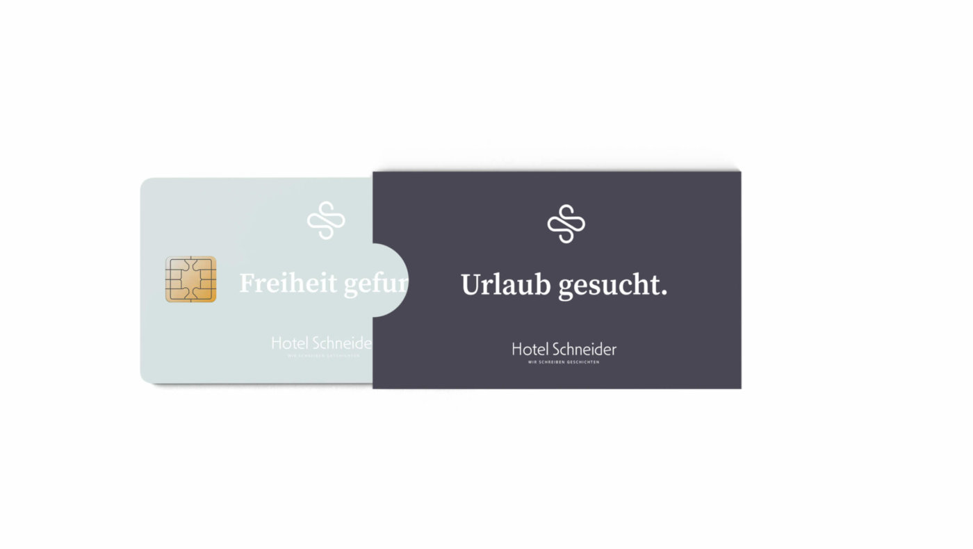 Keycard Hotel Schneider Obertauern, rebellcreative.at