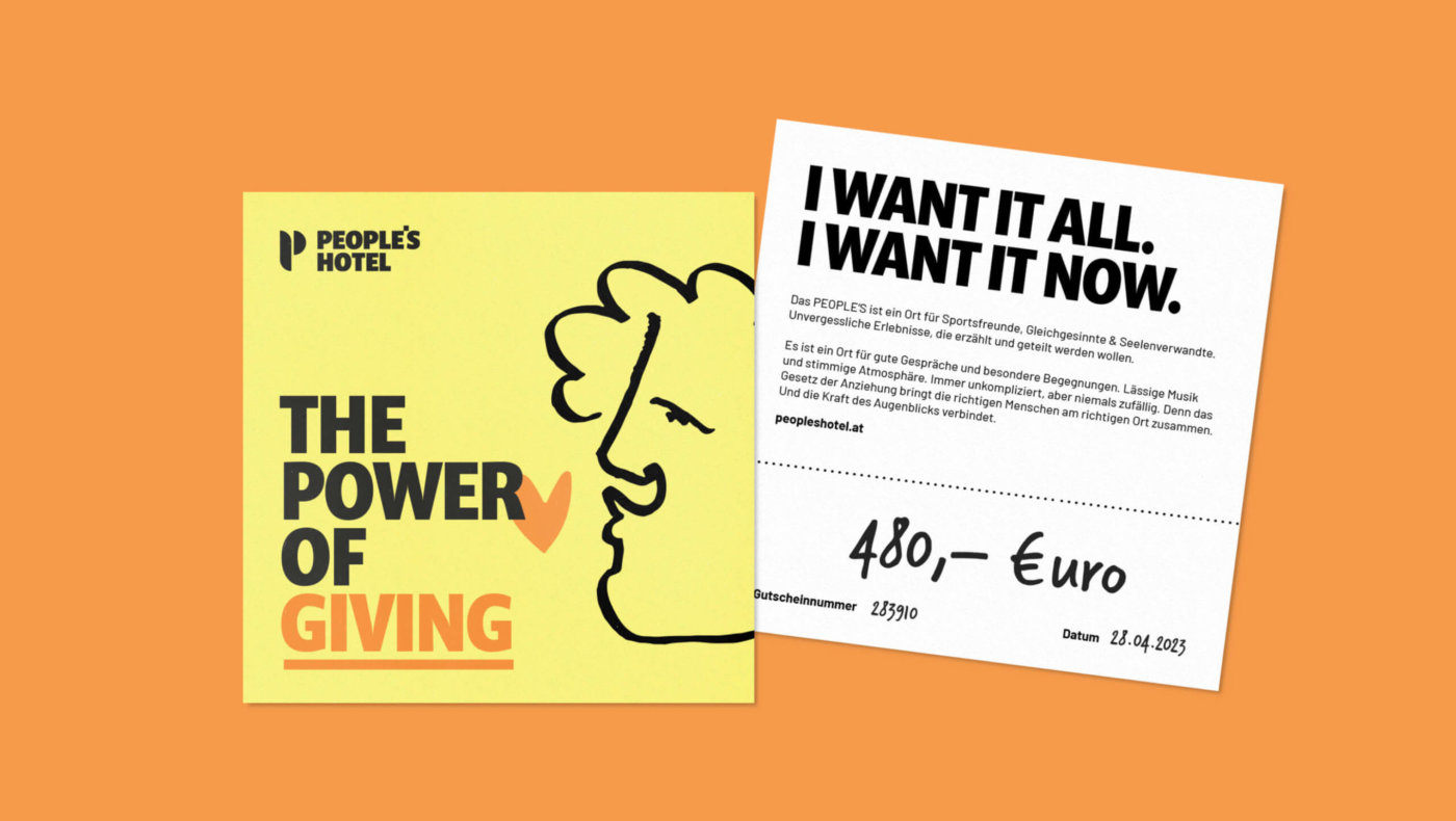 Rebell Creative x PEOPLE‘S HOTEL Kaprun Gutscheine