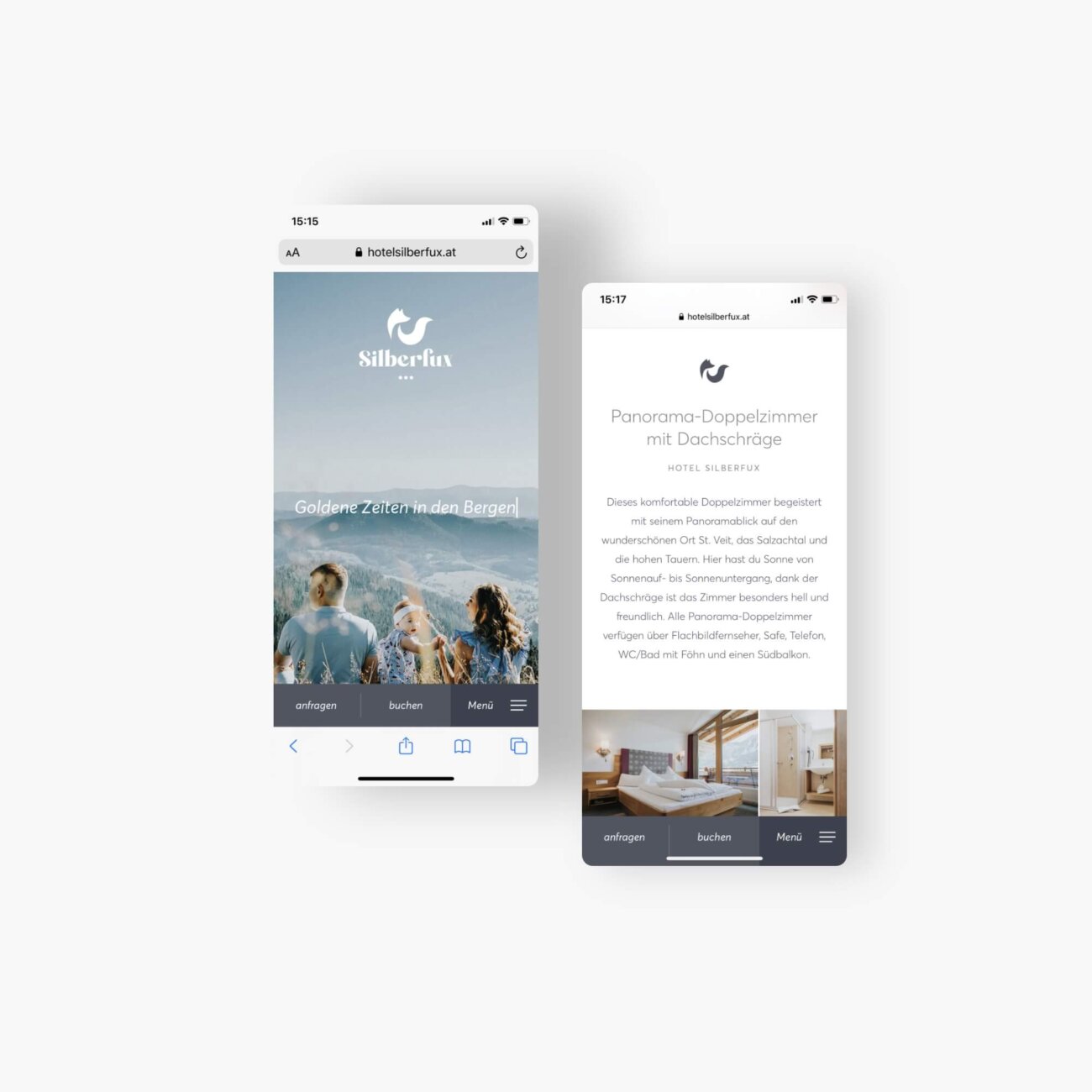 Hotel Silberfux, Referenzen, Website, rebellcreative.at