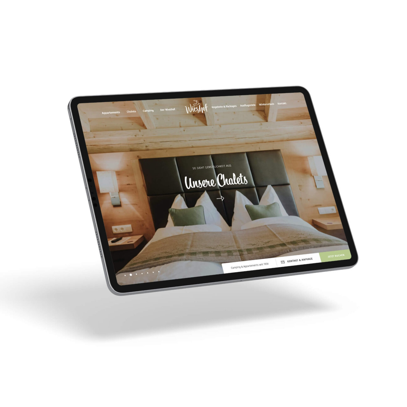 Camping Wieshof St. Johann im Pongau, Referenzen, Website, rebellcreative.at